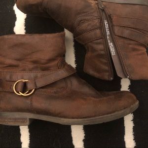 G.H. Bass& Co. brown Zabrina booties